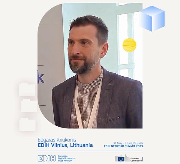 Interview with Edgaras Kriukonis / EDIH Vilnius 