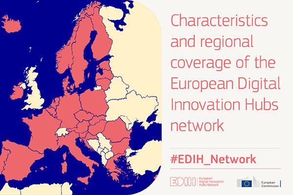 Characteristics and regional coverage of the EDIH Network