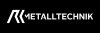 Logo of RK-Metalltechnik, company name in white on black background